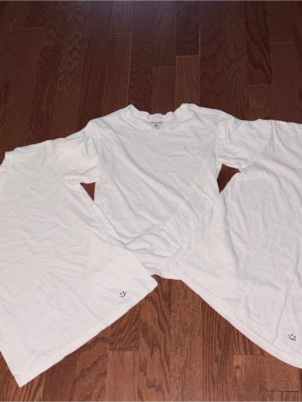 Joe Boxer White Short-Sleeve Tee Trio